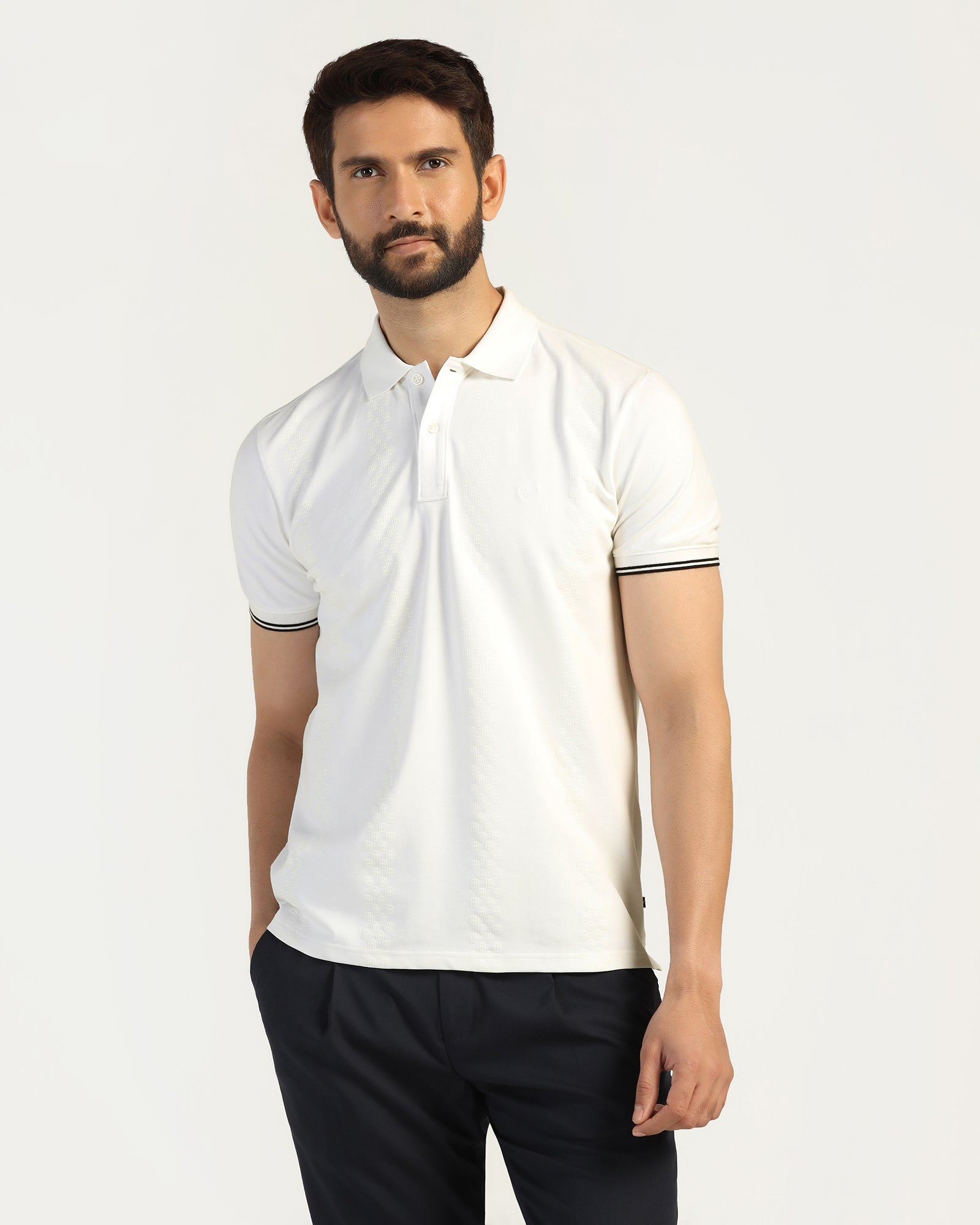 Polo White Printed T-Shirt - Eta