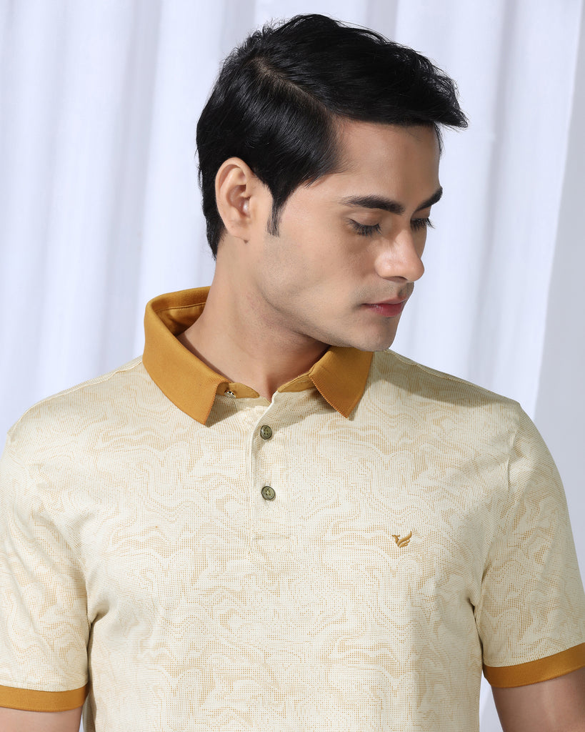 Polo Yellow Printed T-Shirt - Trip