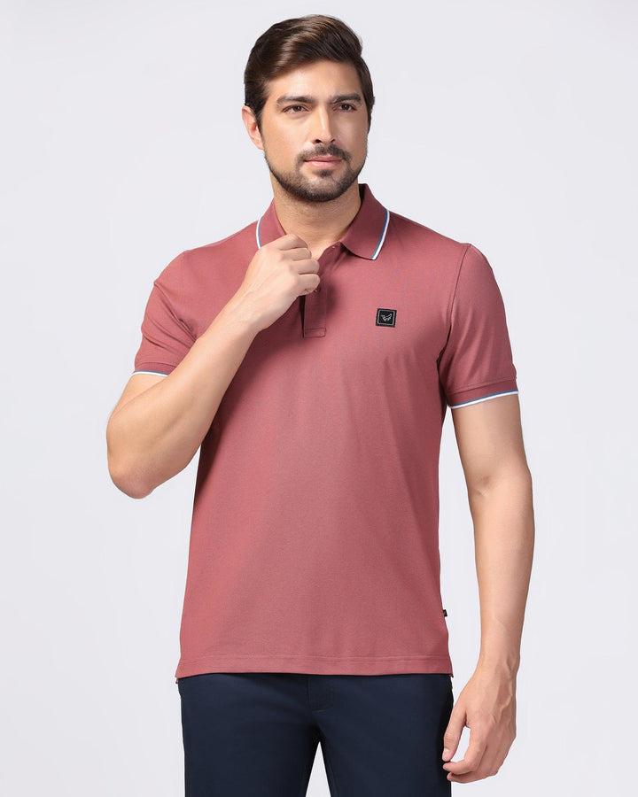 Polo Apple Red Solid T-Shirt - Andro