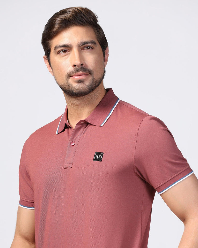 Polo Apple Red Solid T-Shirt - Andro