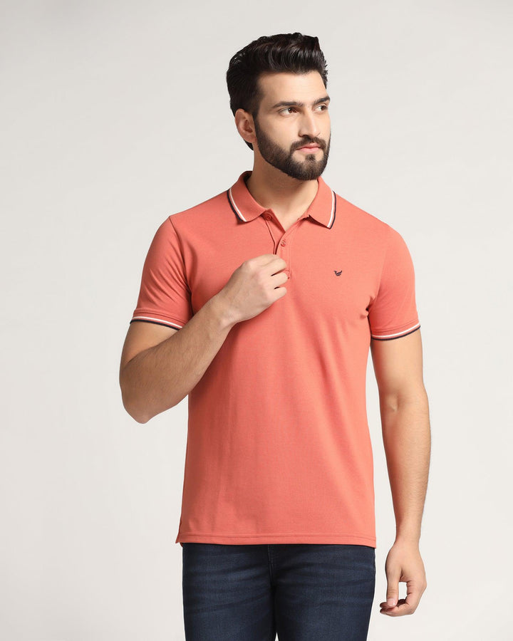 Polo Apricot Solid T-Shirt - Ollie