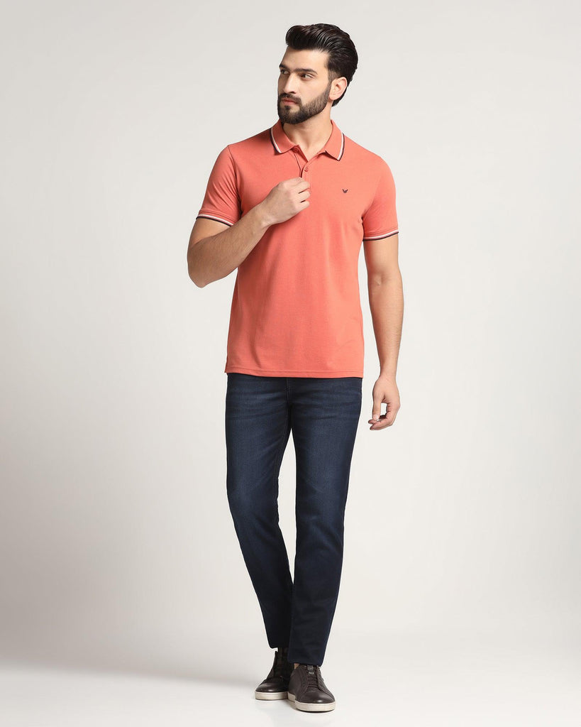 Polo Apricot Solid T-Shirt - Ollie