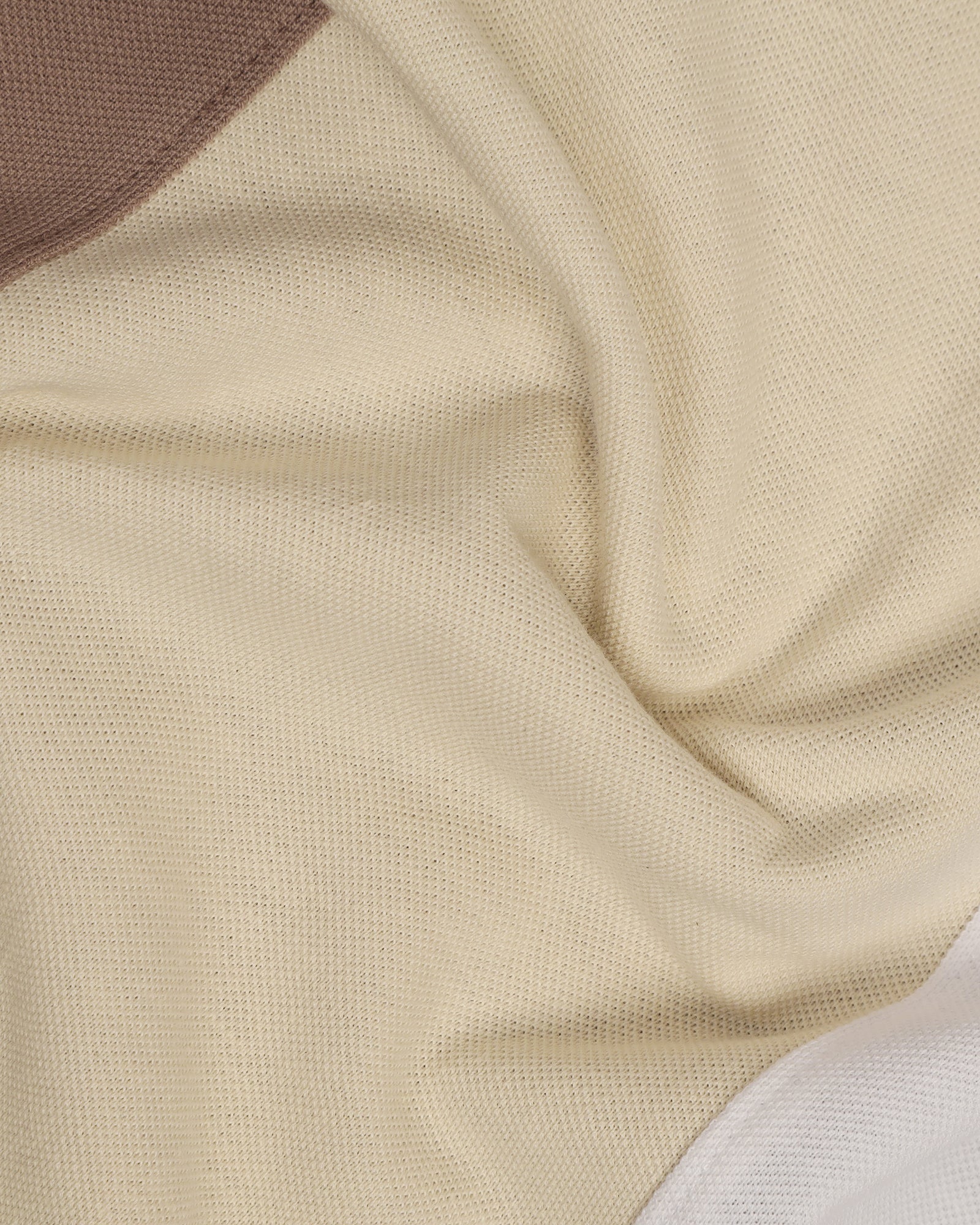 Polo Beige Solid T-Shirt - Juniper