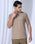 Polo Beige Textured T-Shirt - Kailen