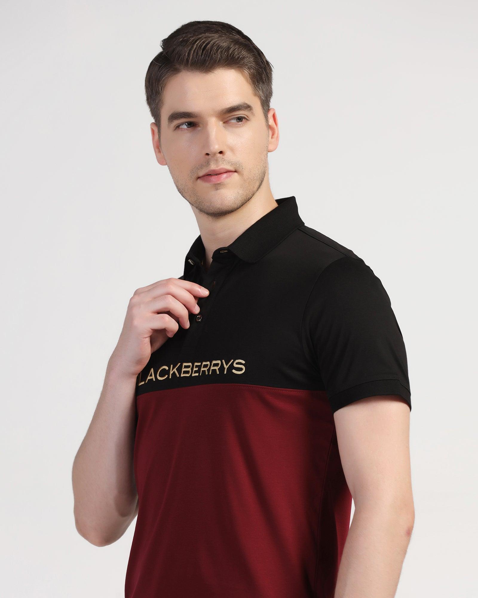 Polo Biking Red Solid T-Shirt - Star - Blackberrys
