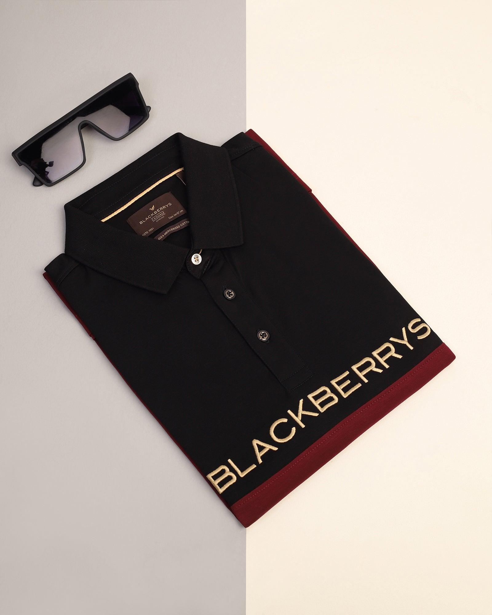 Polo Biking Red Solid T-Shirt - Star - Blackberrys