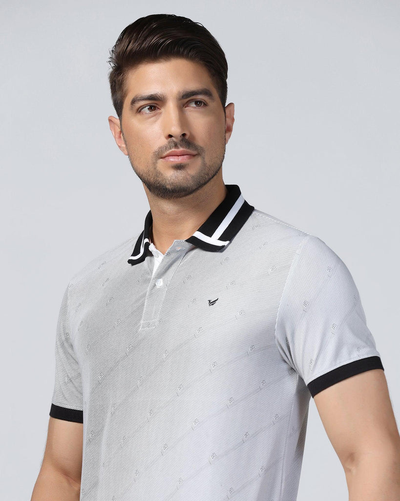 Polo Black Printed T-Shirt - Nit