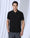 Polo Black Solid T-Shirt - Zephyr
