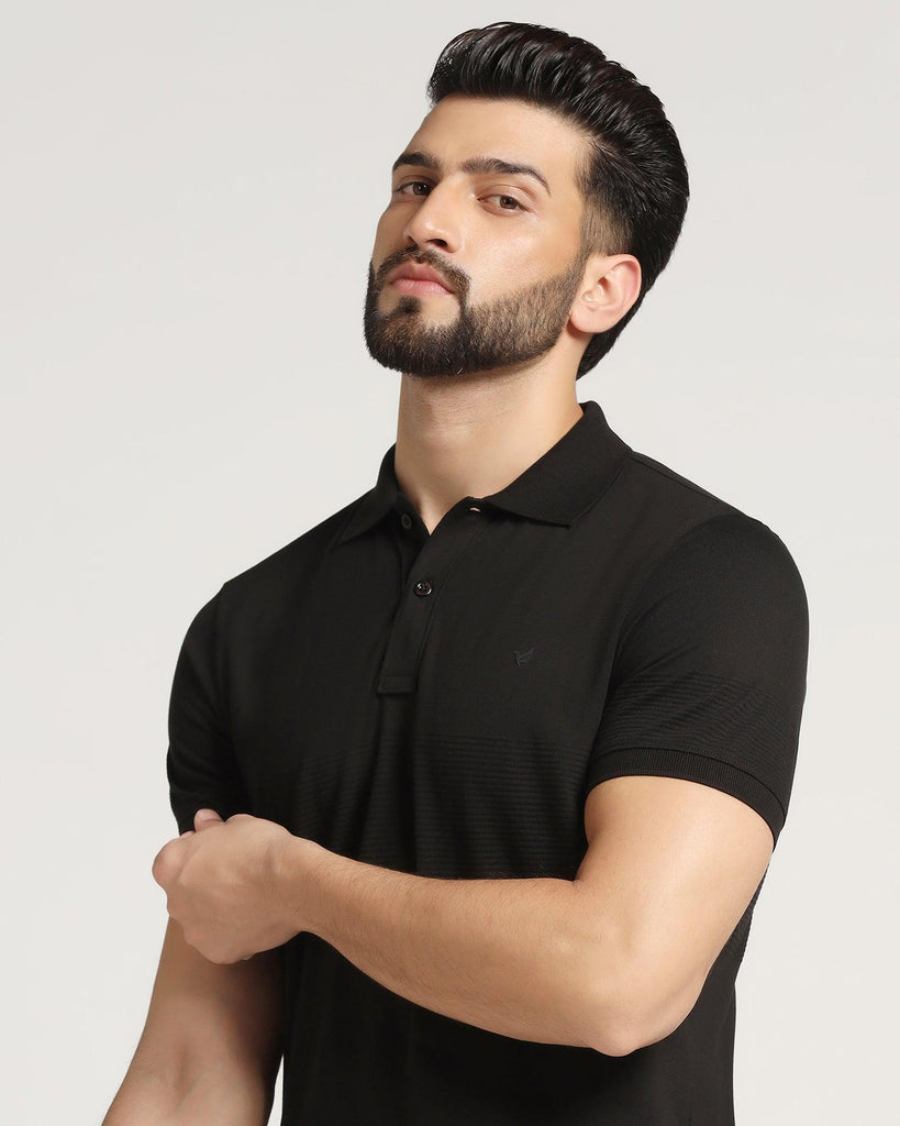 Polo Black Stripe T-Shirt - Space