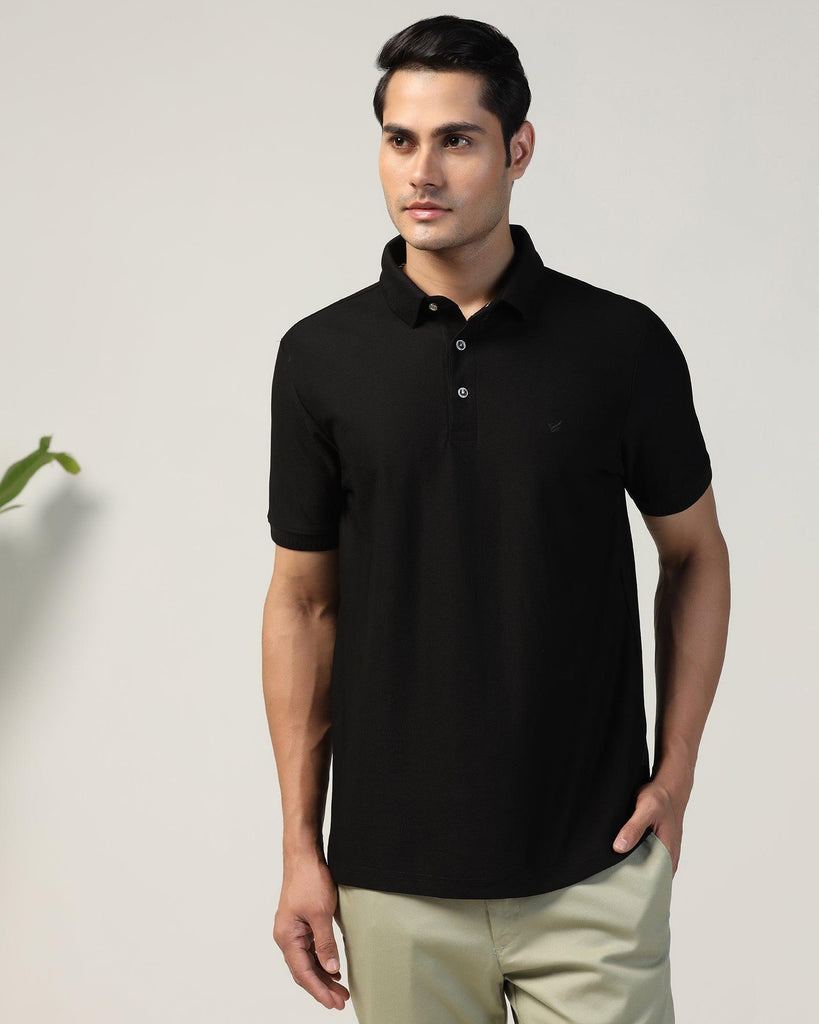 Polo Black Structure T-Shirt - Bingo