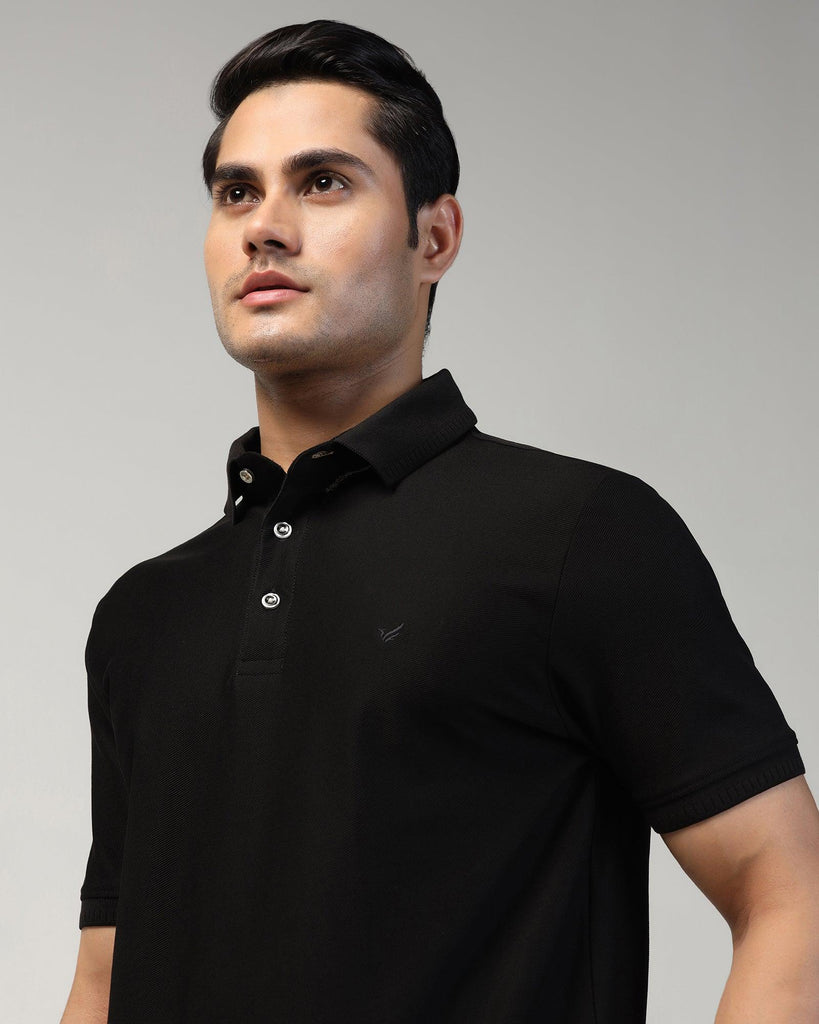 Polo Black Structure T-Shirt - Bingo