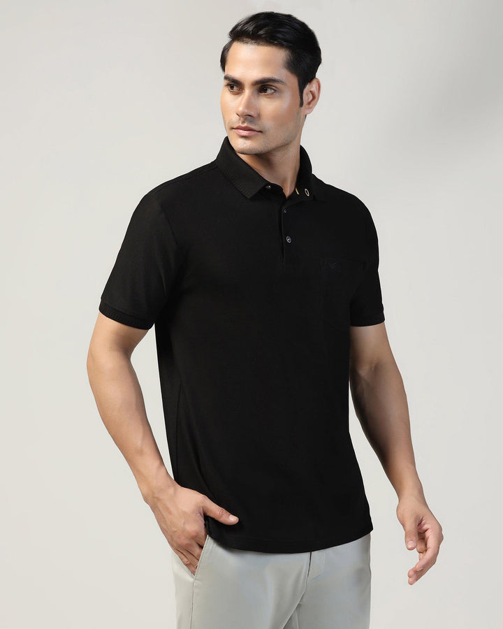 Polo Black Structure T-Shirt - Bingo