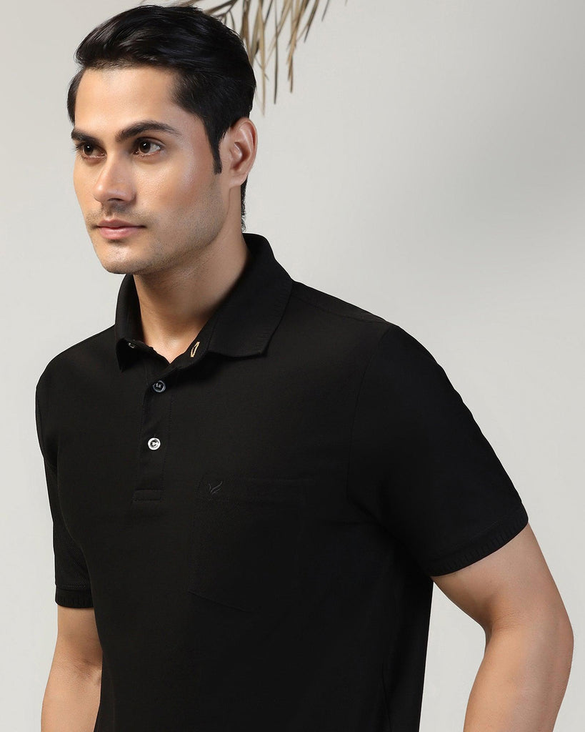 Polo Black Structure T-Shirt - Bingo