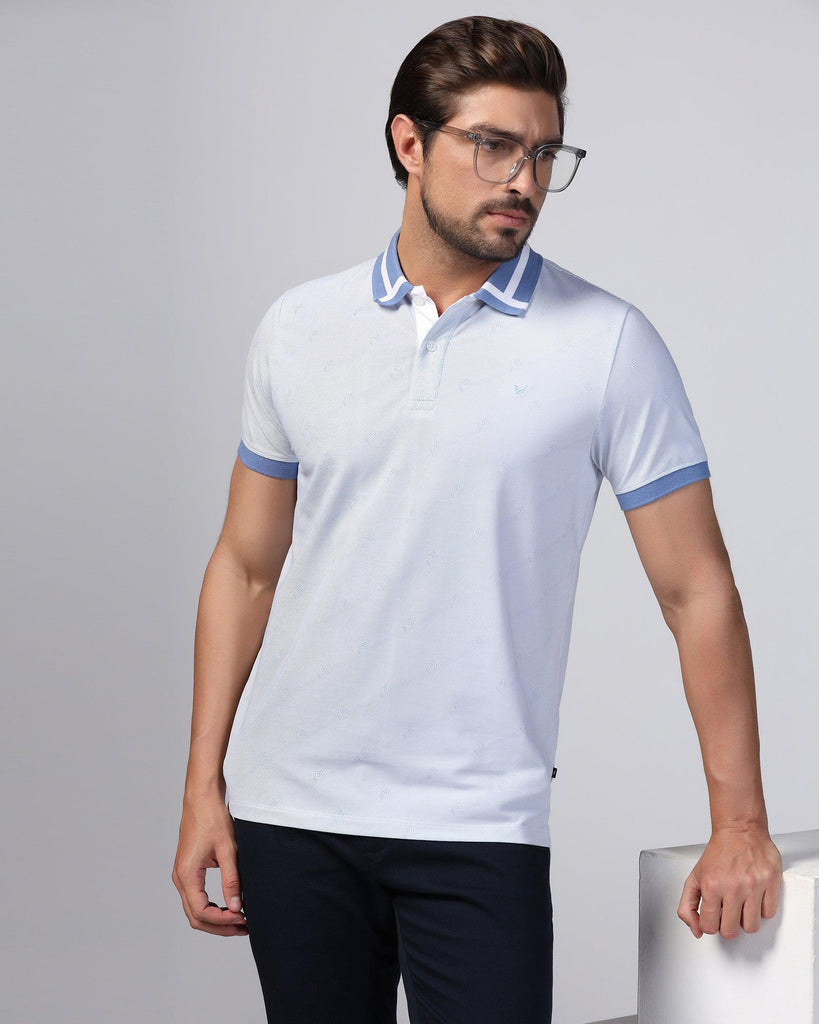 Polo Blue Printed T-Shirt - Nit