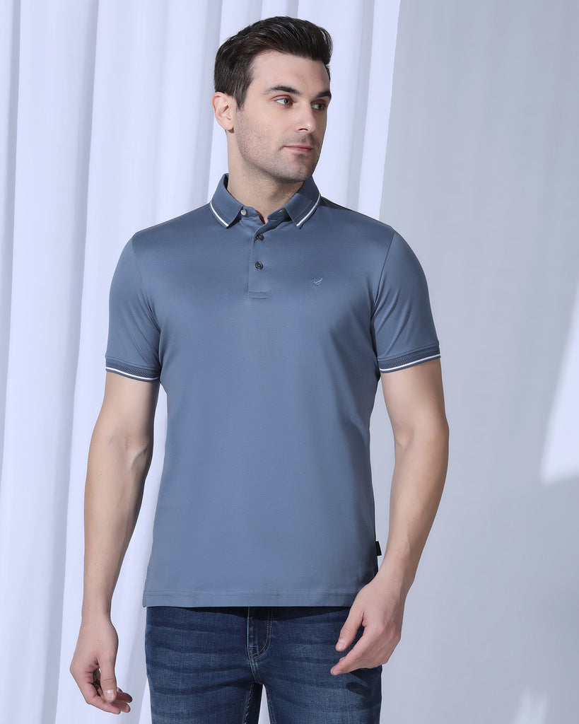 Polo Blue Topaz Solid T-Shirt - Orion