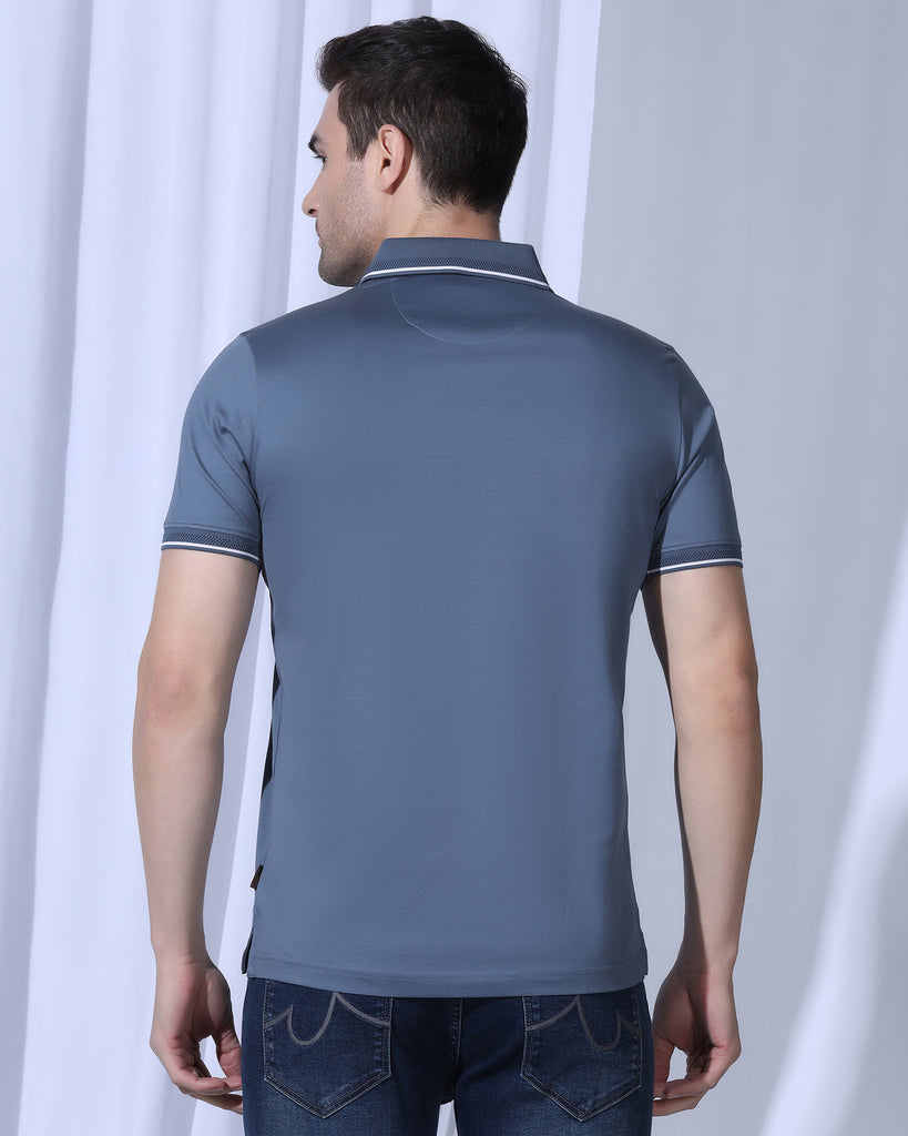 Polo Blue Topaz Solid T-Shirt - Orion