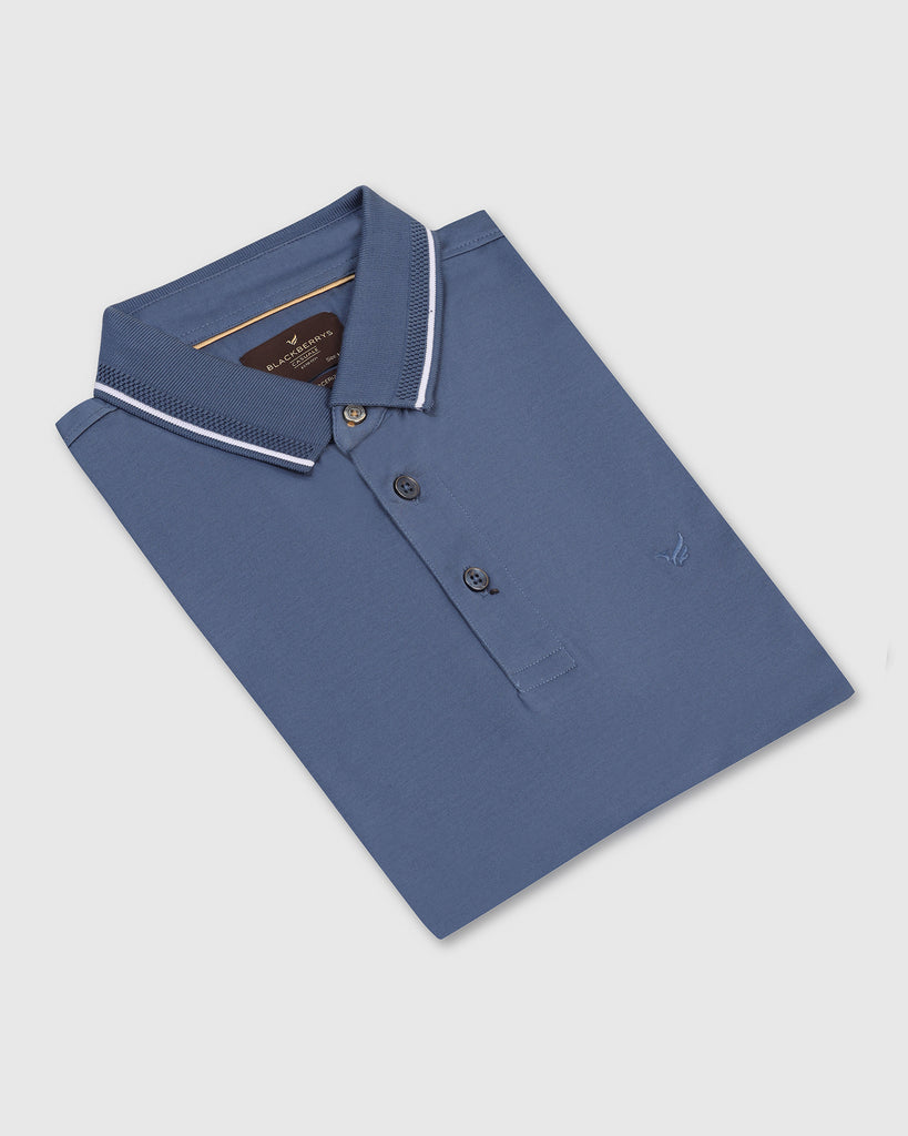 Polo Blue Topaz Solid T-Shirt - Orion