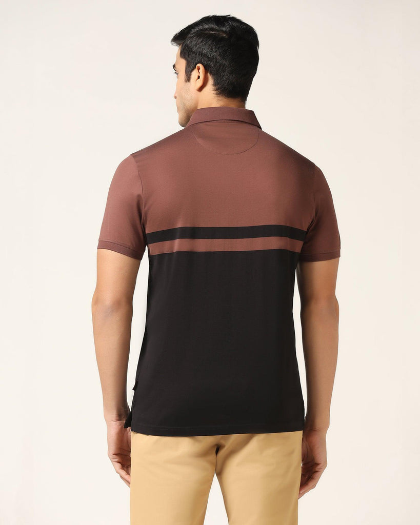 Polo Brown Solid T-Shirt - Ned