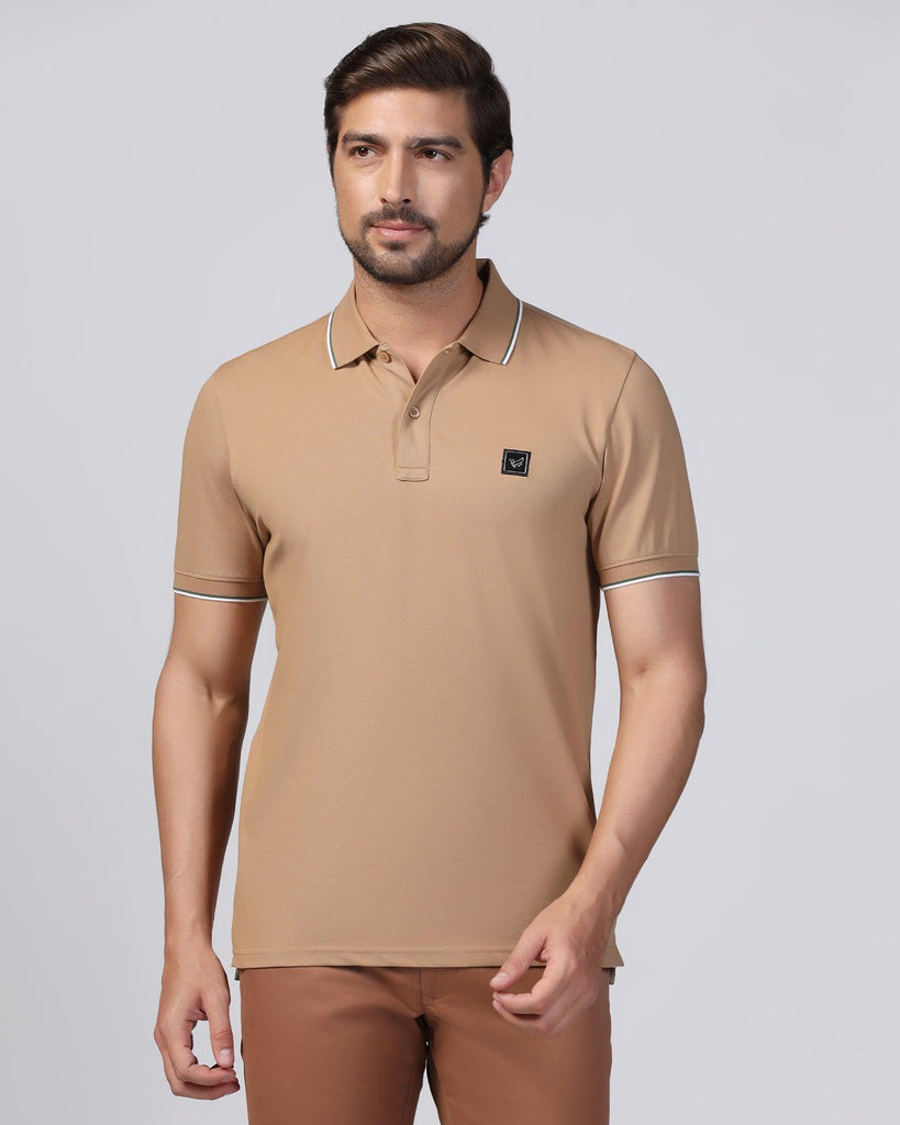 Polo Camel Solid T-Shirt - Andro