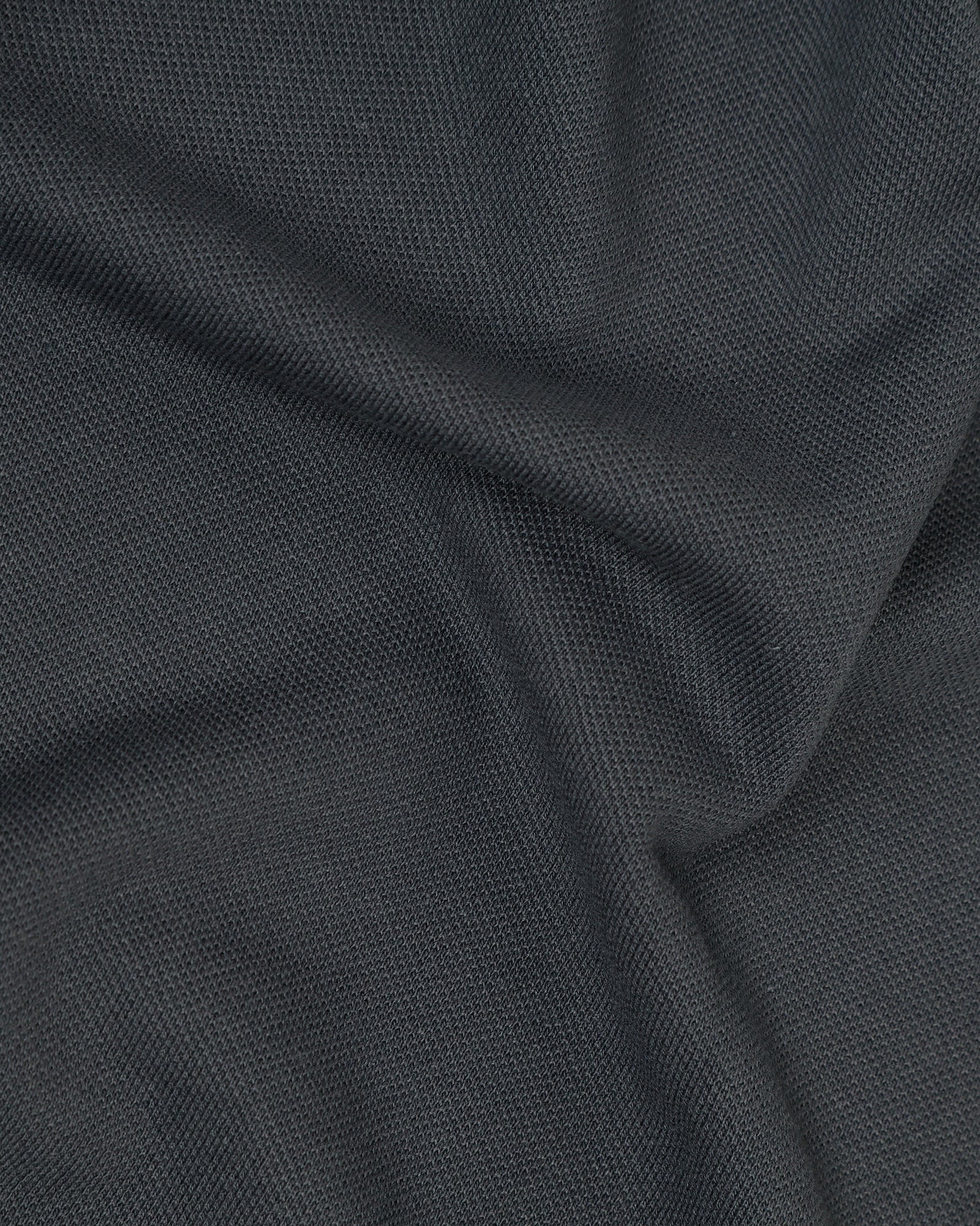 Polo Charcoal Solid T-Shirt - Diesel