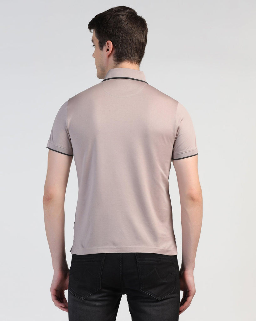 Polo Cloud Grey Solid T-Shirt - Ether