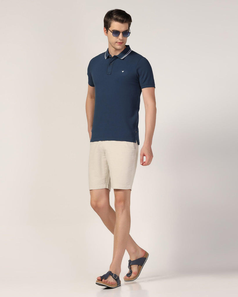 Polo Deep Blue Solid T-Shirt - Klaus