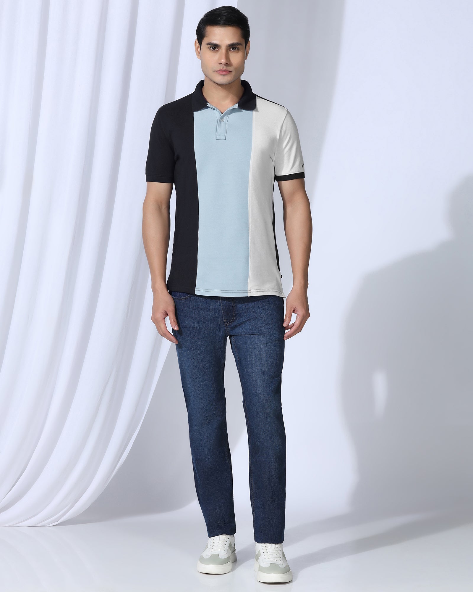 Polo Deep Navy Solid T-Shirt - Juniper