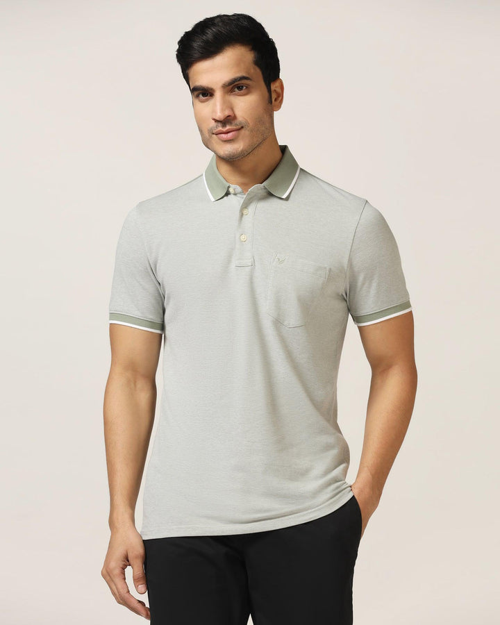 Polo Green Solid T-Shirt - Poco