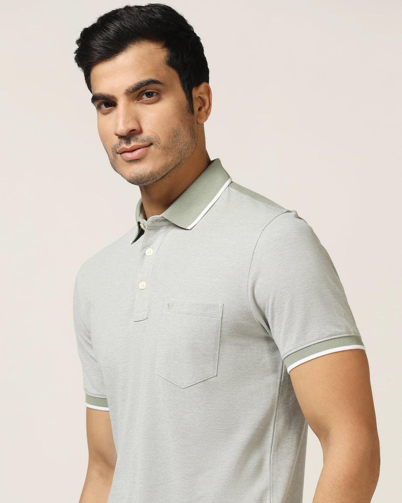 Polo Green Solid T-Shirt - Poco