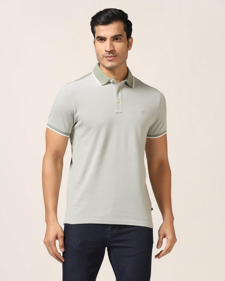 Polo Green Solid T-Shirt - Poco