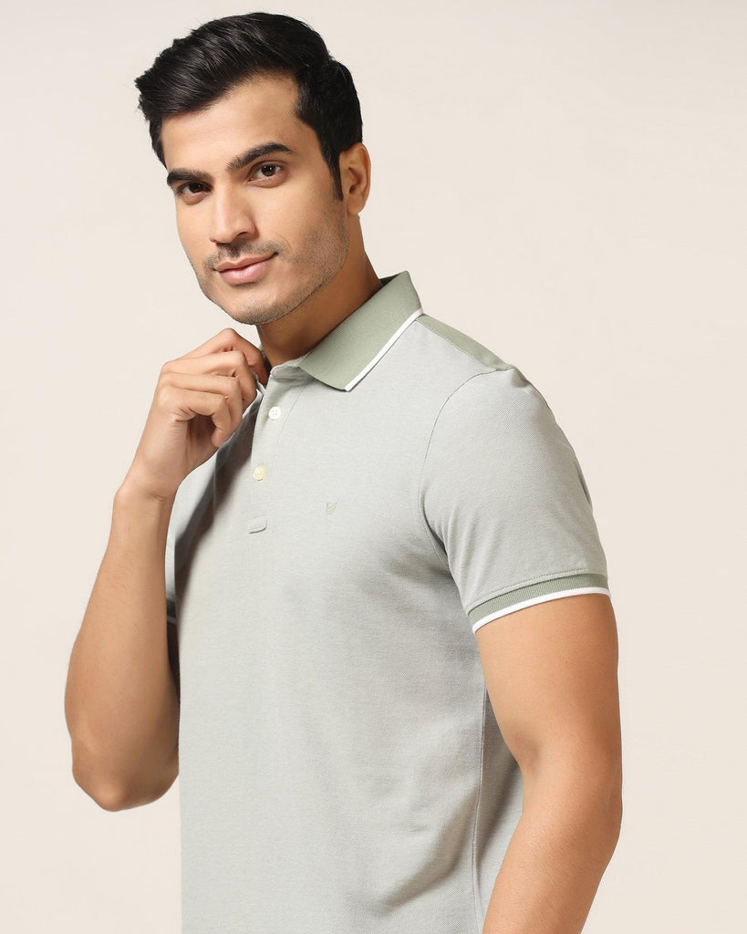 Polo Green Solid T-Shirt - Poco