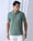 Polo Green Solid T-Shirt - Elara