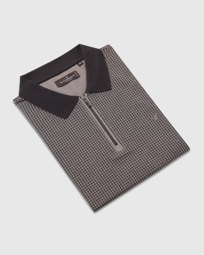 Polo Grey Structure T-Shirt - Keiji