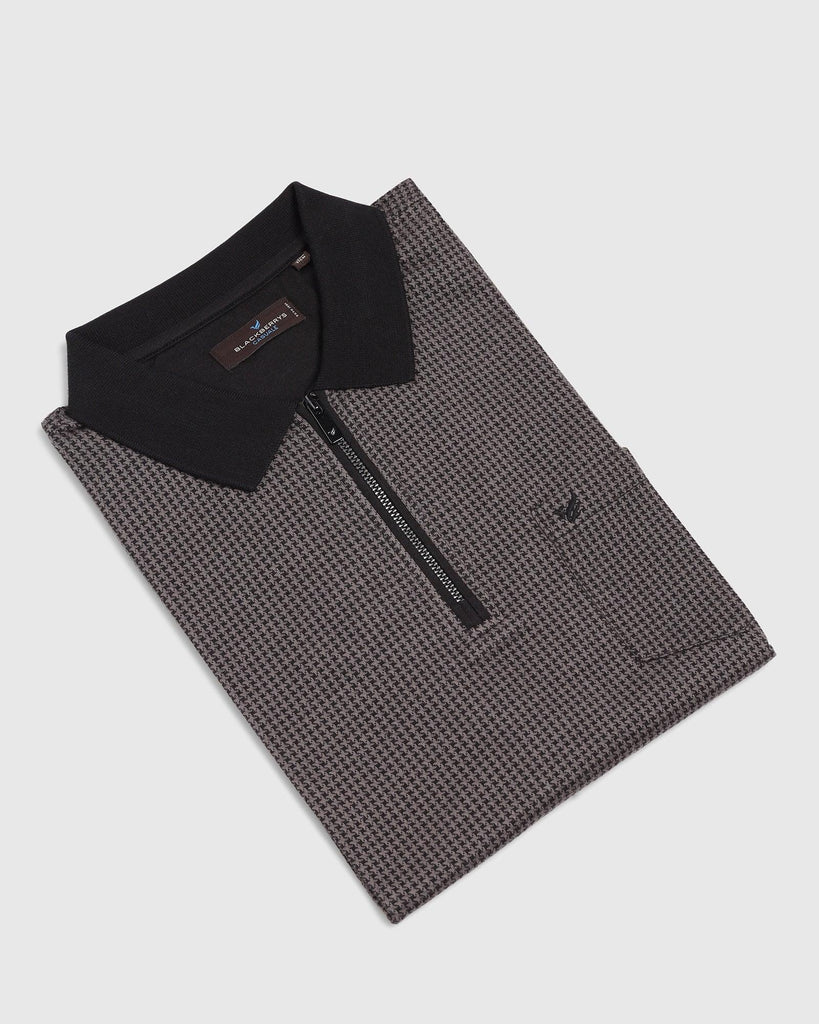 Polo Grey Structure T-Shirt - Keiji