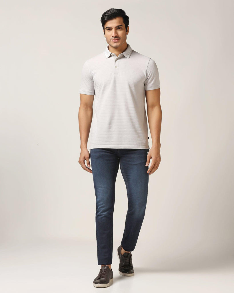 Polo Grey Textured T-Shirt - Darryl