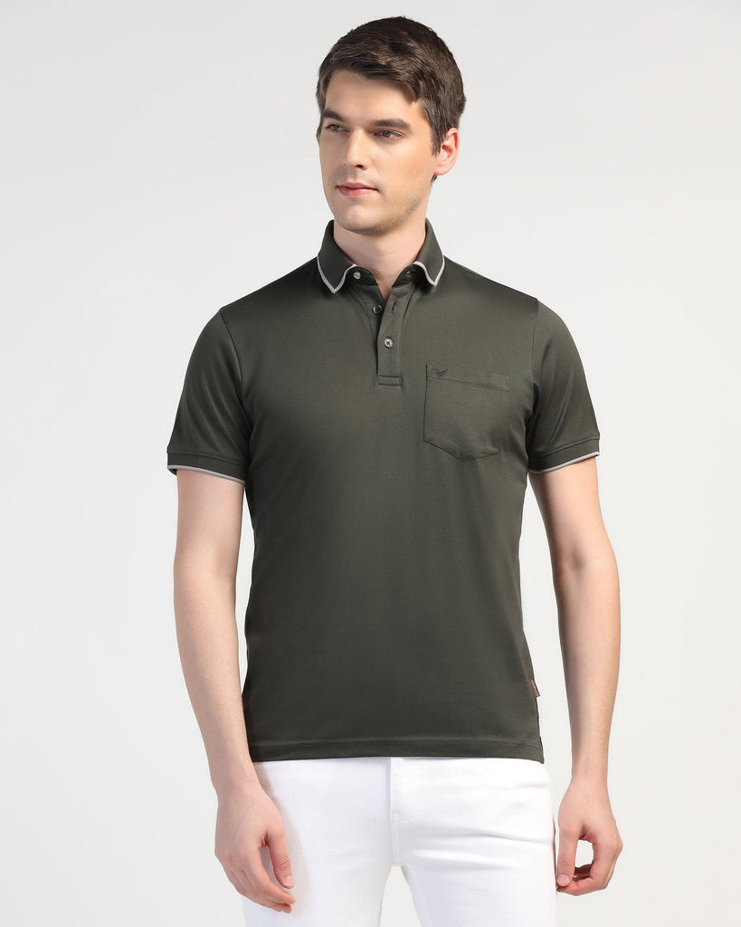 Polo Kelp Solid T-Shirt - Ether