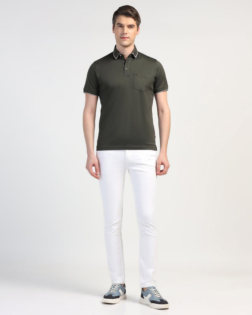 Polo Kelp Solid T-Shirt - Ether