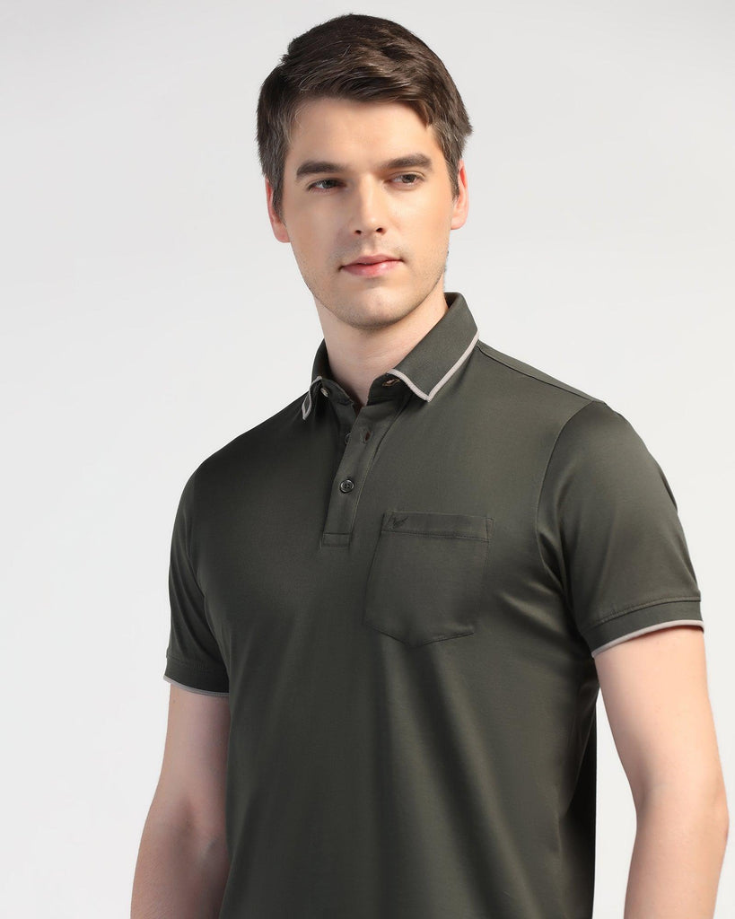 Polo Kelp Solid T-Shirt - Ether