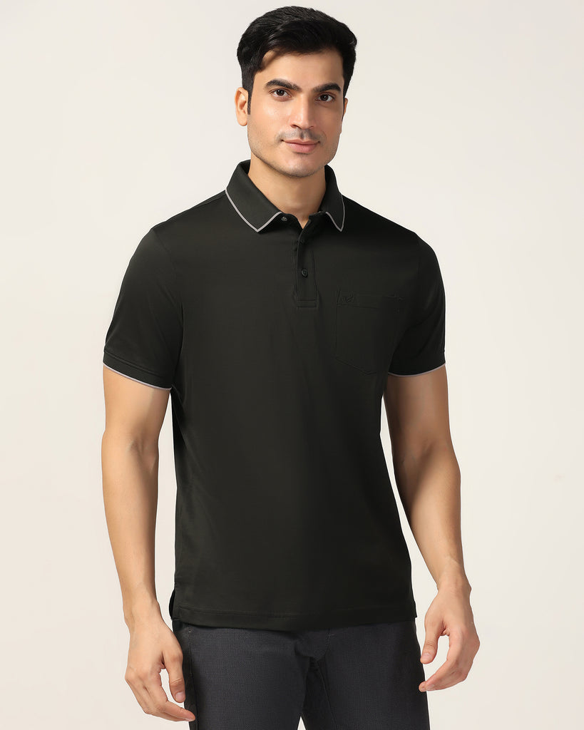 Polo Kelp Solid T-Shirt - Ether