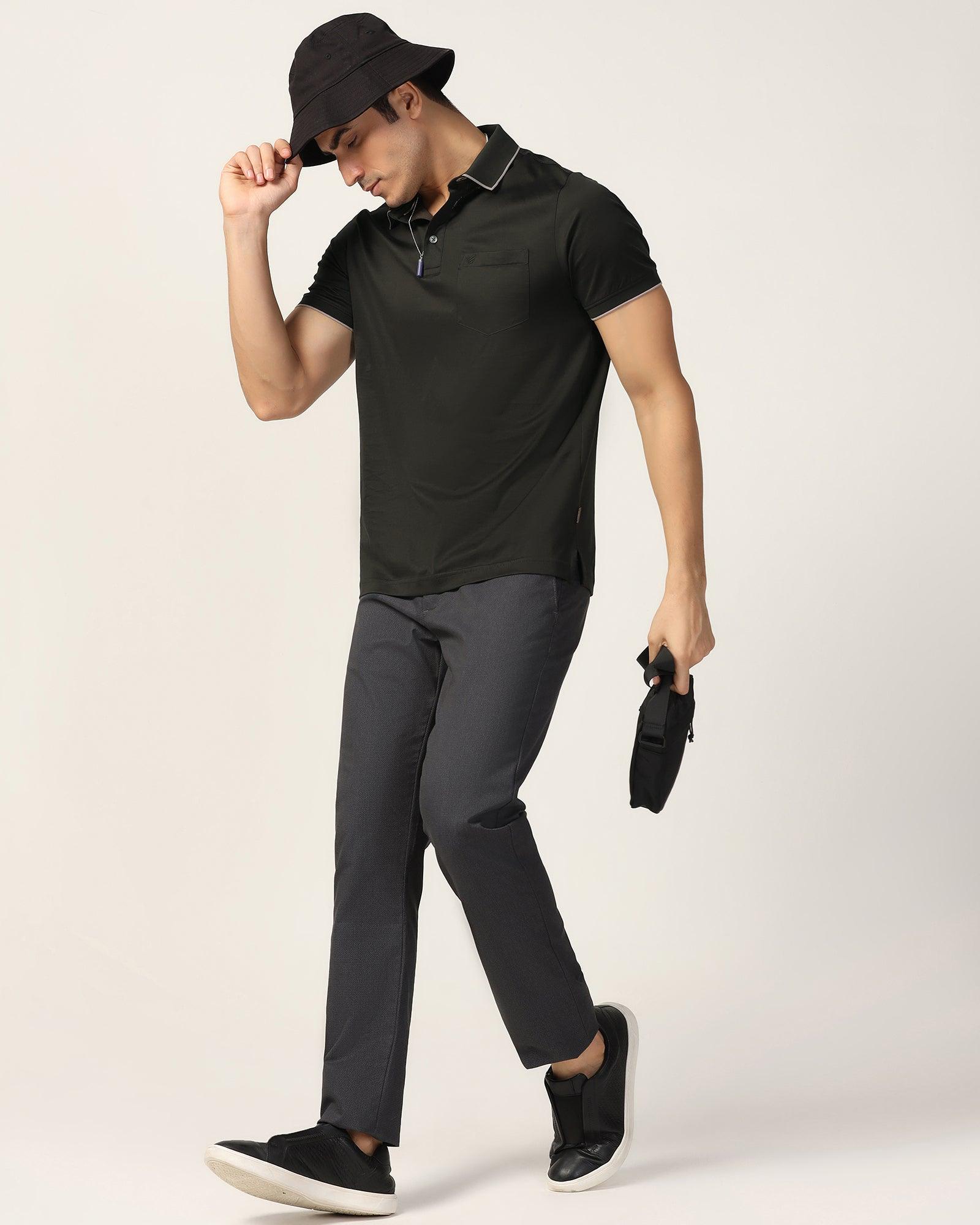 Polo Kelp Solid T-Shirt - Ether