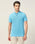 Polo Light Blue Solid T-Shirt - Bright