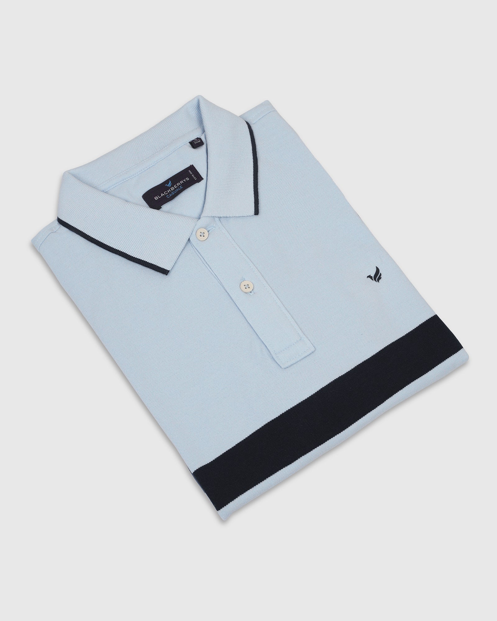 Polo Light Blue Stripe T-Shirt - Oriono