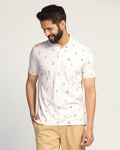 Polo Light Pink Printed T-Shirt - Depp