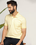 Polo Light Yellow Stripe T-Shirt - Sail