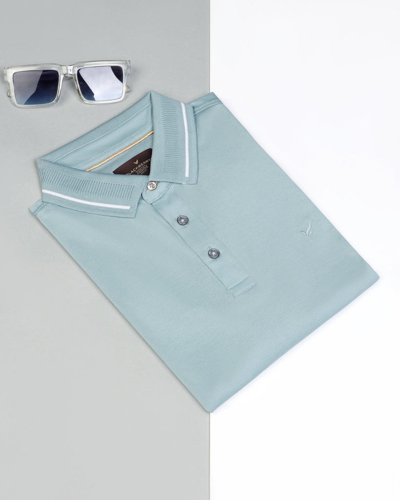 Polo Mint Green Solid T-Shirt - Peter