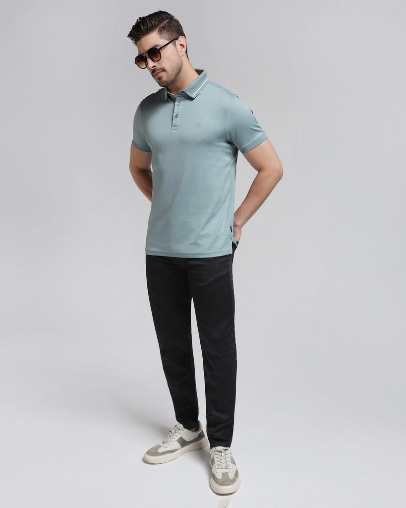 Polo Mint Green Solid T-Shirt - Peter