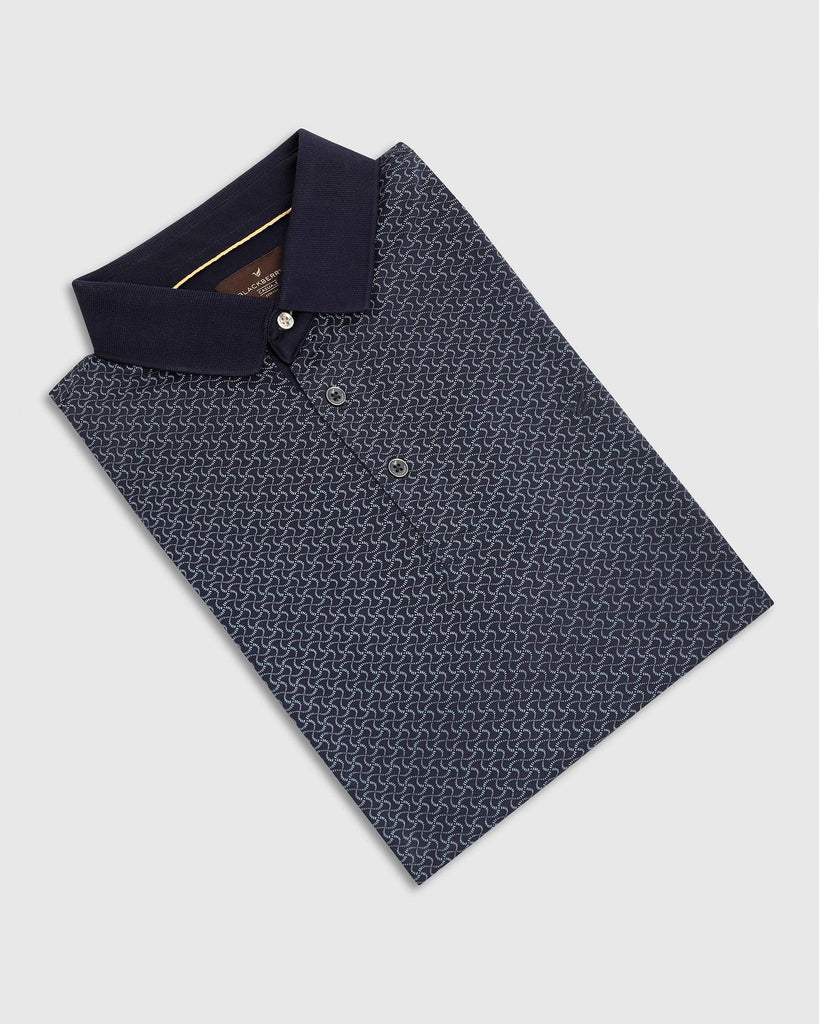 Polo Navy Printed T-Shirt - Perla