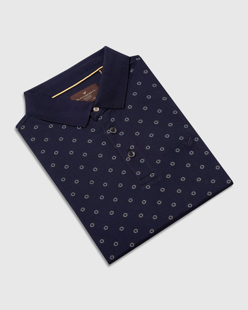 Polo Navy Printed T-Shirt - Sky