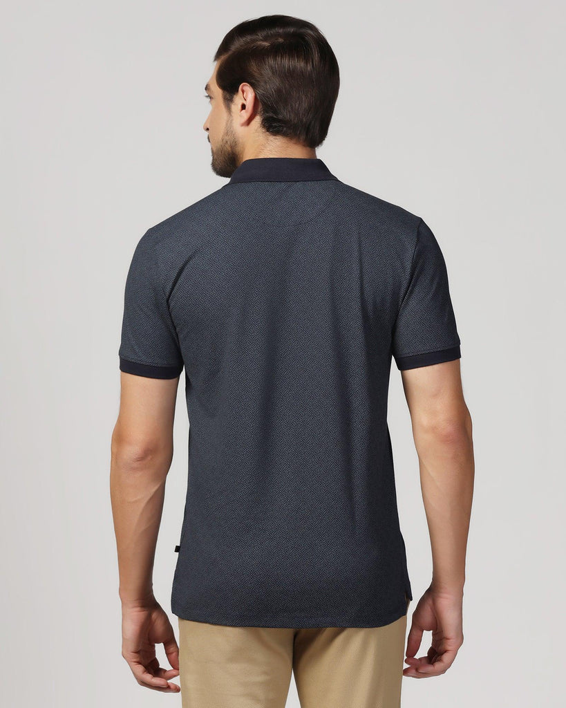 Polo Navy Printed T-Shirt - Taichi