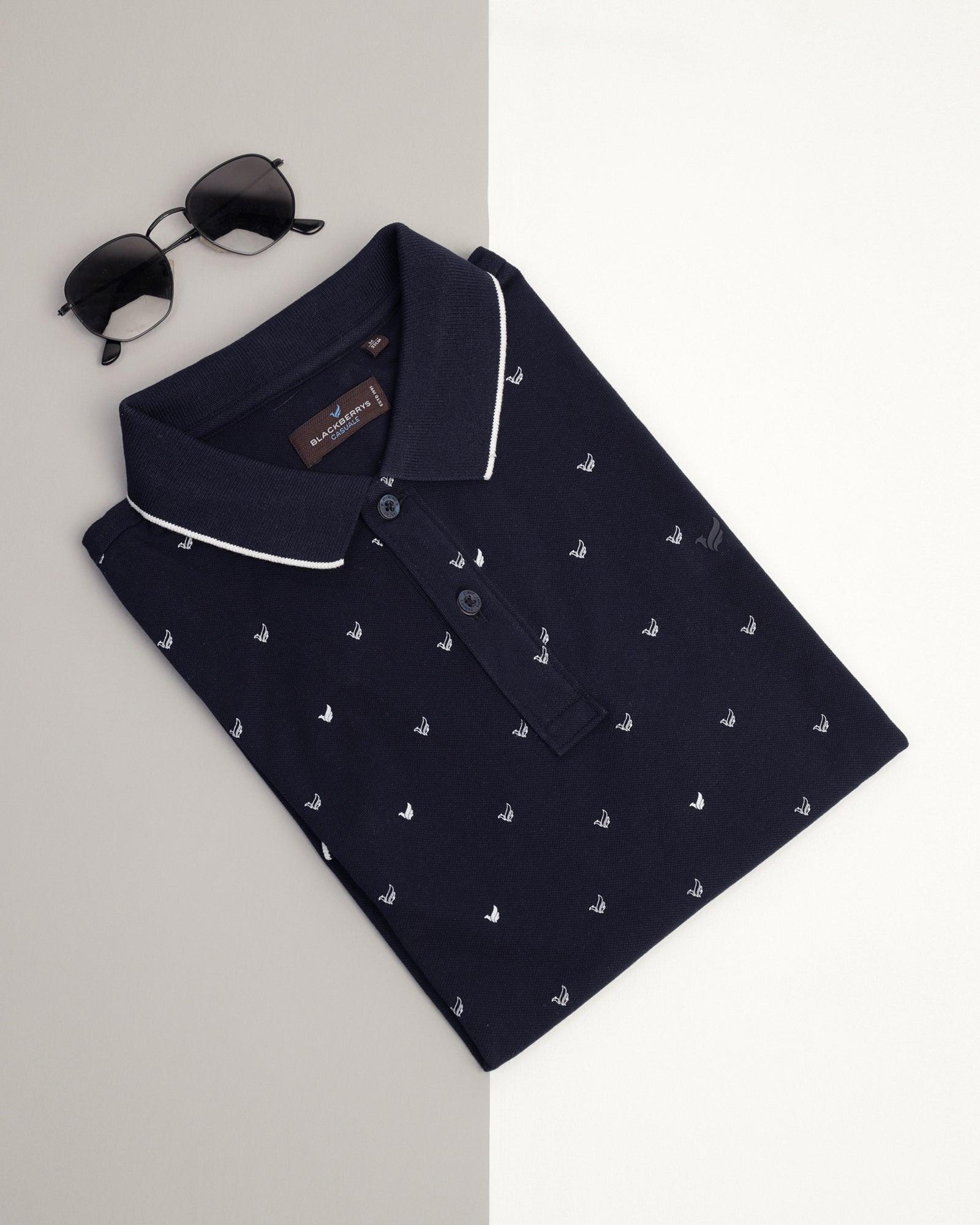 Polo Navy Printed T-Shirt - Tokyo